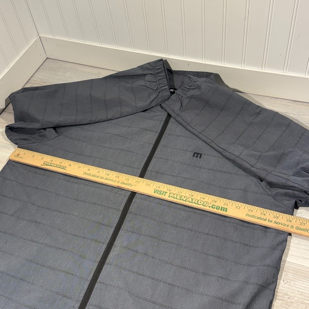 TRAVIS‎ MATHEW Golf Jacket Gray Mesh Lined Full Zip Performance SZ XXL - Picture 5 of 9